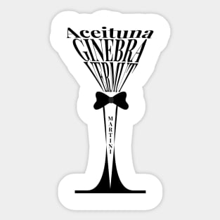 Martini cocktail Sticker